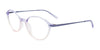 EasyClip EC675 Eyeglasses with Clip-on Sunglasses | Size 52 / Light Purple To Pink Gradient