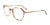 EasyClip EC676 Eyeglasses with Clip-on Sunglasses | Size 51 / Beige & Pink Tortoise/Rose Gold