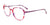 EasyClip EC676 Eyeglasses with Clip-on Sunglasses | Size 51 / Red & Purple Tortoise/Purple