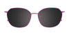 EasyClip EC676 Eyeglasses with Clip-on Sunglasses | Size 51 / Beige & Pink Tortoise/Rose Gold