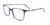 EasyClip EC678 Eyeglasses with Clip-on Sunglasses | Size 54 / Blue Marbled