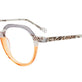 Transparent Grey & Orange