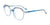 EasyClip EC679 Eyeglasses with Clip-on Sunglasses | Size 49 / Transparent Grey & Blue
