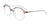 EasyClip EC679 Eyeglasses with Clip-on Sunglasses | Size 49 / Transparent Grey & Crystal