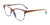 EasyClip EC680 Eyeglasses with Clip-on Sunglasses | Size 52 / Trans Brown & Marble Pink & Lilac