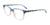 EasyClip EC680 Eyeglasses with Clip-on Sunglasses | Size 52 / Trans Marble Blue & Pink & Crystal