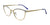 EasyClip EC681 Eyeglasses with Clip-on Sunglasses | Size 52 / Satin Gold & Mix Patterned Browline