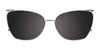 EasyClip EC682 Eyeglasses with Clip-on Sunglasses | Size 53 / Transp Blue To Lt Pink Gradient/Marble Blue