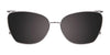 EasyClip EC682 Eyeglasses with Clip-on Sunglasses | Size 53 / Transp Blue To Lt Pink Gradient/Marble Blue
