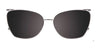EasyClip EC682 Eyeglasses with Clip-on Sunglasses | Size 53 / Clip Only (Color №010)