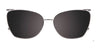 EasyClip EC682 Eyeglasses with Clip-on Sunglasses | Size 53 / Clip Only (Color №060)
