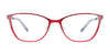 EasyClip EC683 Eyeglasses with Clip-on Sunglasses | Size 52 / Copper Brown & L. Blue Trim