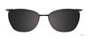 EasyClip EC683 Eyeglasses with Clip-on Sunglasses | Size 52 / Clip Only (Color №090)