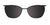 EasyClip EC683 Eyeglasses with Clip-on Sunglasses | Size 52 / Clip Only (Color №090)