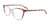 EasyClip EC685 Eyeglasses with Clip-on Sunglasses | Size 54 / Crystal Pink & Pink Marble Mix