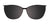 EasyClip EC685 Eyeglasses with Clip-on Sunglasses | Size 54 / Clip Only (Color №030)