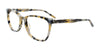 EasyClip EC686 Eyeglasses with Clip-on Sunglasses | Size 52 / Brown Mix Pattern