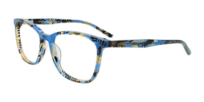 EasyClip EC686 Eyeglasses Blue Mix Pattern
