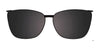 EasyClip EC686 Eyeglasses with Clip-on Sunglasses | Size 52 / Clip Only (Color №050)