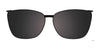EasyClip EC686 Eyeglasses with Clip-on Sunglasses | Size 52 / Clip Only (Color №080)