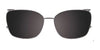 EasyClip EC687 Eyeglasses with Clip-on Sunglasses | Size 52 / Blue Tortoise