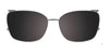 EasyClip EC687 Eyeglasses with Clip-on Sunglasses | Size 52 / Clip Only (Color №080)