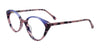 EasyClip EC688 Eyeglasses with Clip-on Sunglasses | Size 49 / Pink Tortoise & Lilac