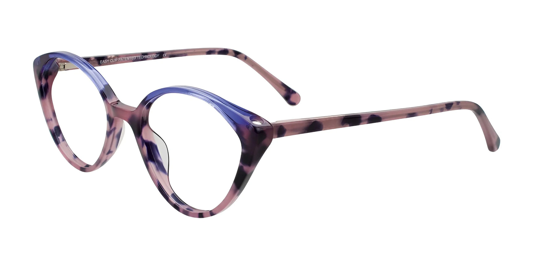 EasyClip EC688 Eyeglasses Pink Tortoise & Lilac