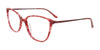 EasyClip EC689 Eyeglasses with Clip-on Sunglasses | Size 56 / Burgundy & Crystal Mix