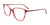 EasyClip EC689 Eyeglasses with Clip-on Sunglasses | Size 56 / Burgundy & Crystal Mix