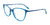 EasyClip EC689 Eyeglasses with Clip-on Sunglasses | Size 56 / Blue & Crystal Mix