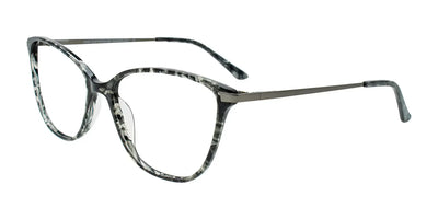 EasyClip EC689 Eyeglasses with Clip-on Sunglasses | Size 56