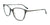 EasyClip EC689 Eyeglasses with Clip-on Sunglasses | Size 56 / Black & Crystal Mix