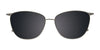 EasyClip EC689 Eyeglasses with Clip-on Sunglasses | Size 56 / Clip Only (Color №090)