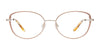 EasyClip EC690 Eyeglasses with Clip-on Sunglasses | Size 52 / Black & Gold