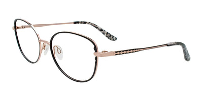 EasyClip EC690 Eyeglasses with Clip-on Sunglasses | Size 52