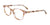 EasyClip EC691 Eyeglasses with Clip-on Sunglasses | Size 51 / Pink & Brown Marble Mix