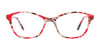 EasyClip EC691 Eyeglasses with Clip-on Sunglasses | Size 51 / Pink & Brown Marble Mix
