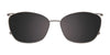 EasyClip EC691 Eyeglasses with Clip-on Sunglasses | Size 51 / Clip Only (Color №010)