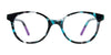 EasyClip EC693 Eyeglasses | Size 45 / Blue Tortoise & Red