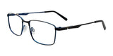 EasyClip EC694 Eyeglasses with Clip-on Sunglasses | Size 54