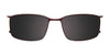 EasyClip EC694 Eyeglasses with Clip-on Sunglasses | Size 54 / Clip Only (Color №010)