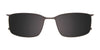 EasyClip EC694 Eyeglasses with Clip-on Sunglasses | Size 54 / Clip Only (Color №090)