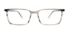 EasyClip EC695 Eyeglasses with Clip-on Sunglasses | Size 55 / Black