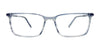 EasyClip EC695 Eyeglasses with Clip-on Sunglasses | Size 55 / Black
