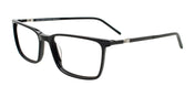 EasyClip EC695 Eyeglasses with Clip-on Sunglasses | Size 55 / Black