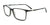 EasyClip EC696 Eyeglasses with Clip-on Sunglasses | Size 55 / Semitransparent Black