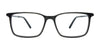EasyClip EC696 Eyeglasses with Clip-on Sunglasses | Size 55 / Drark Blue