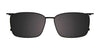 EasyClip EC696 Eyeglasses with Clip-on Sunglasses | Size 55 / Clip Only (Color №050)