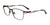 EasyClip EC703 Eyeglasses with Clip-on Sunglasses | Size 51 / Brown & Plum